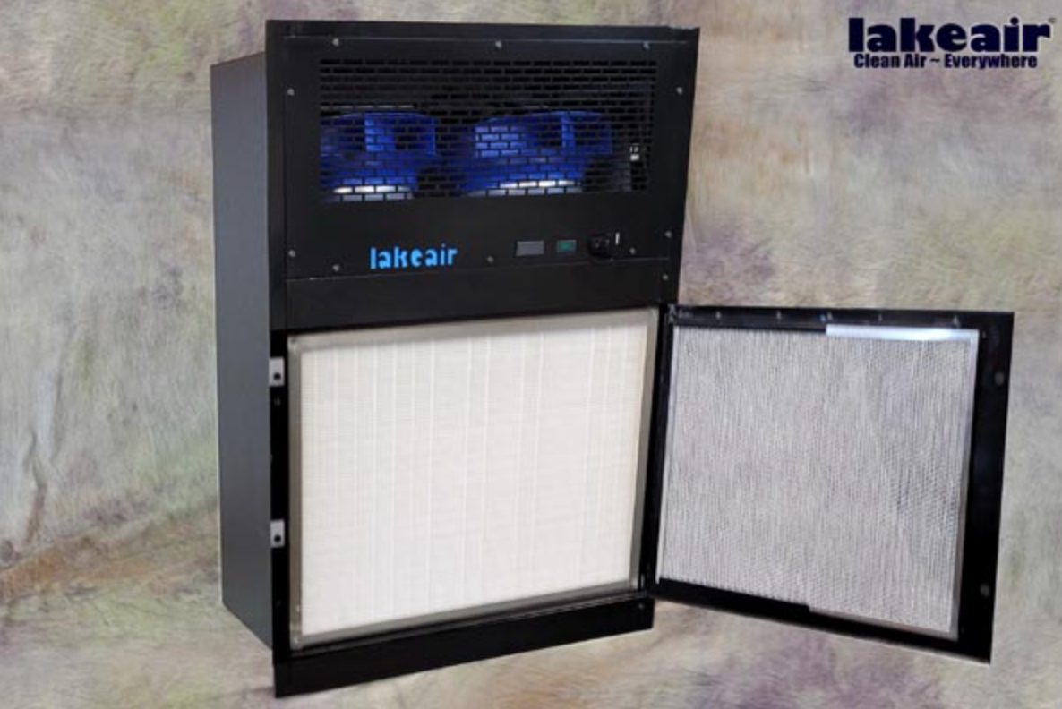 LakeAir WM2-RC2-HEPA Wall Mount Smoke Eater