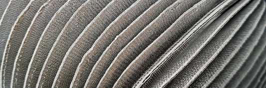 closeup of an air filter
