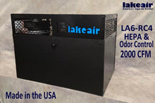 LakeAir LA6-RC4-HOC 4-Blower HEPA Commercial Smoke Eater