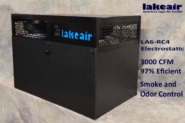 LakeAir LA6-RC4-EOC 4-Blower Electrostatic Commercial Smoke Eater