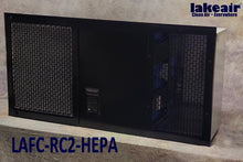 LakeAir LAFC-RC2-HUV HEPA + UVGI Flush Ceiling Smoke Eater — Black