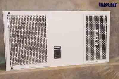 LakeAir LAFC-RC2-M15 High Capacity Media Flush Ceiling Smoke Eater — Black