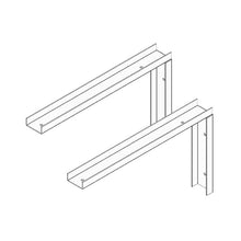 Wall mounting kit, hite